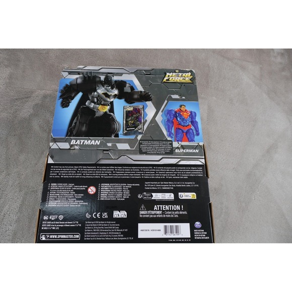 DC Metal Force Batman Action Figure Toy W/ Collectible Card 4+ Spin Master - Picture 4 of 5